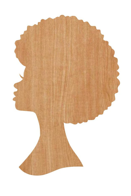 Afro Woman Profile