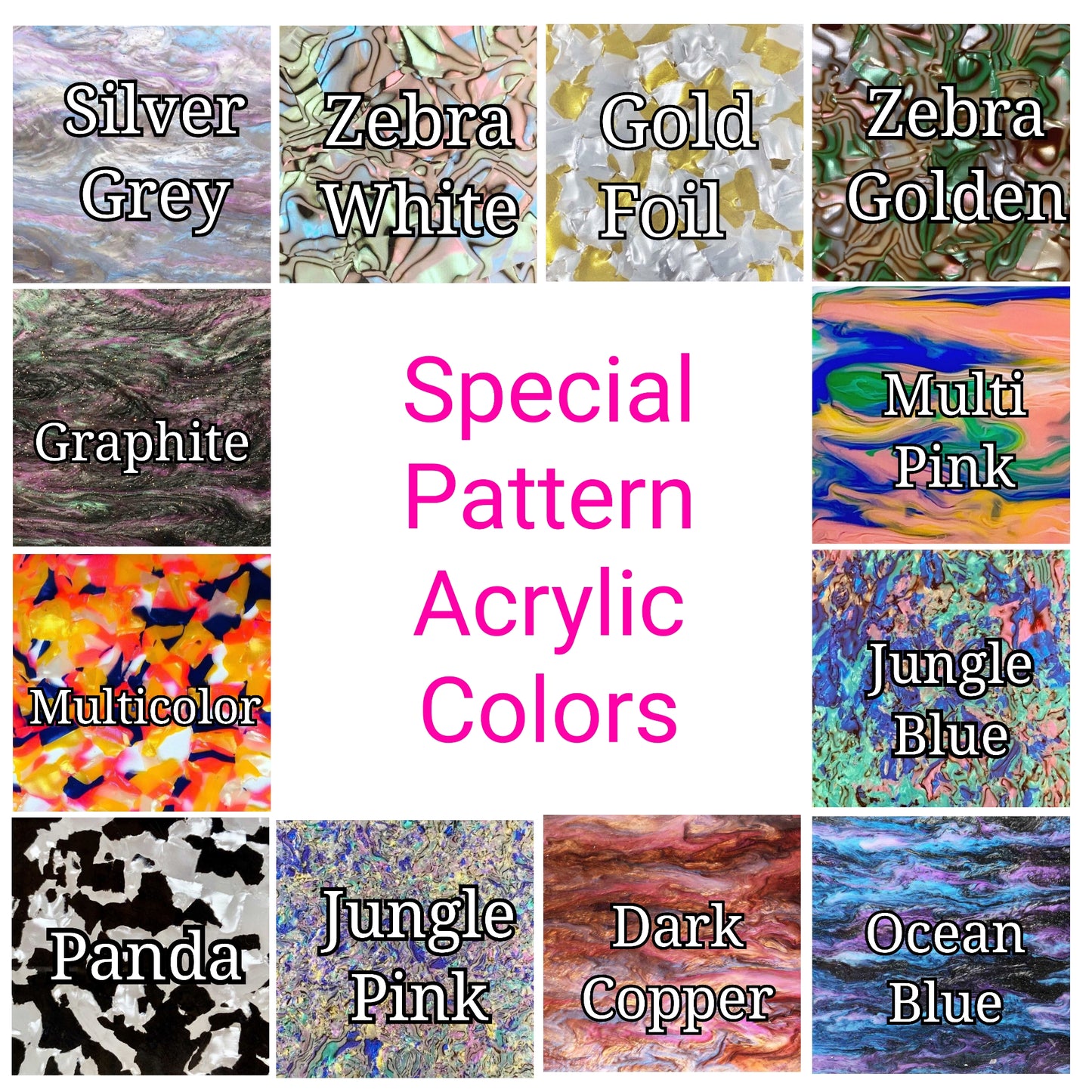 Custom Special Pattern Acrylic Earrings