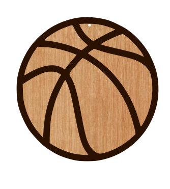 Basketball Engraved