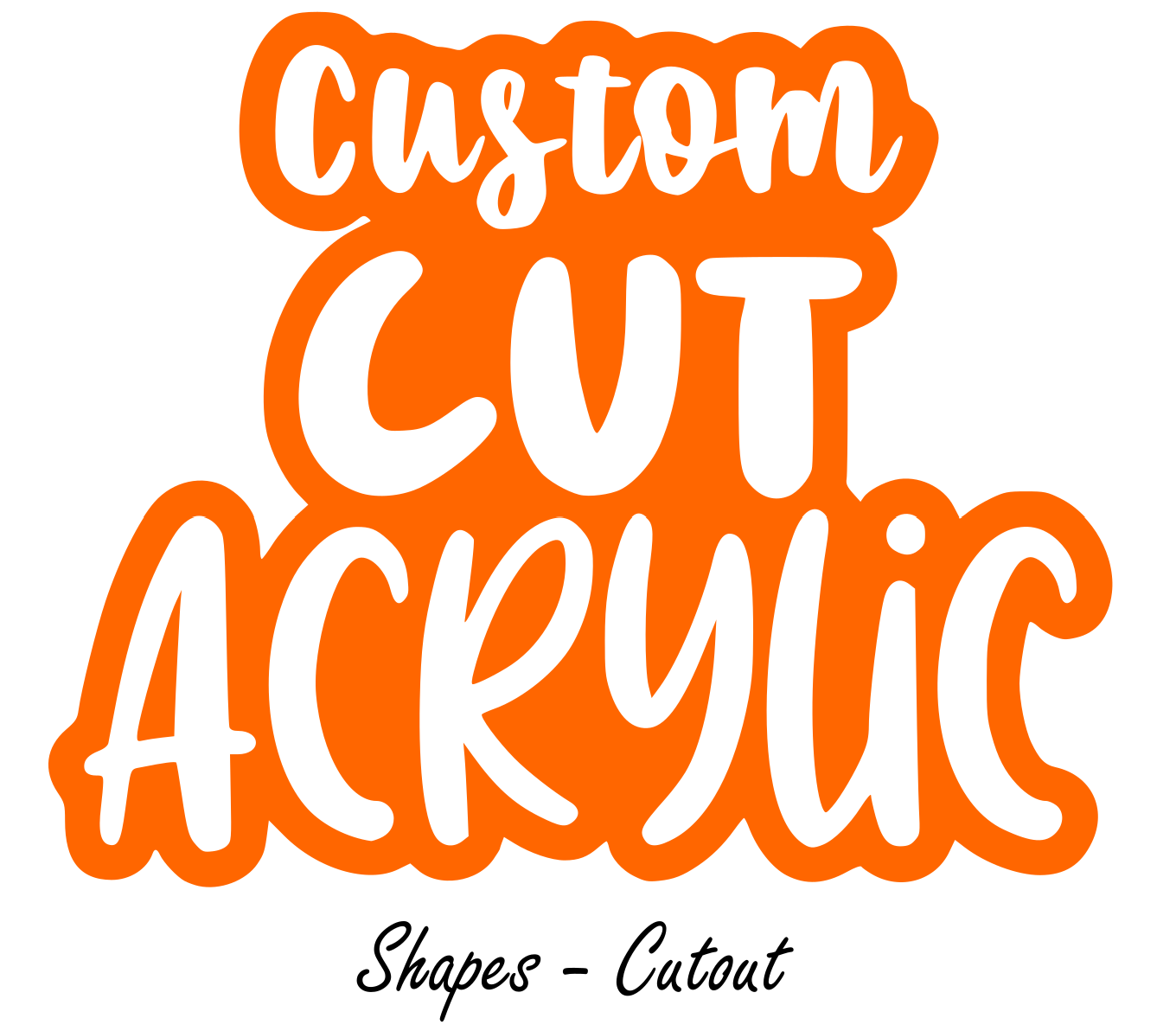 Custom Acrylic Shape Blank Cutout