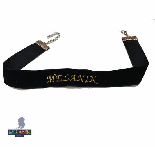Melanin Embroider Chocker- BULK BUY 17 PIECES!