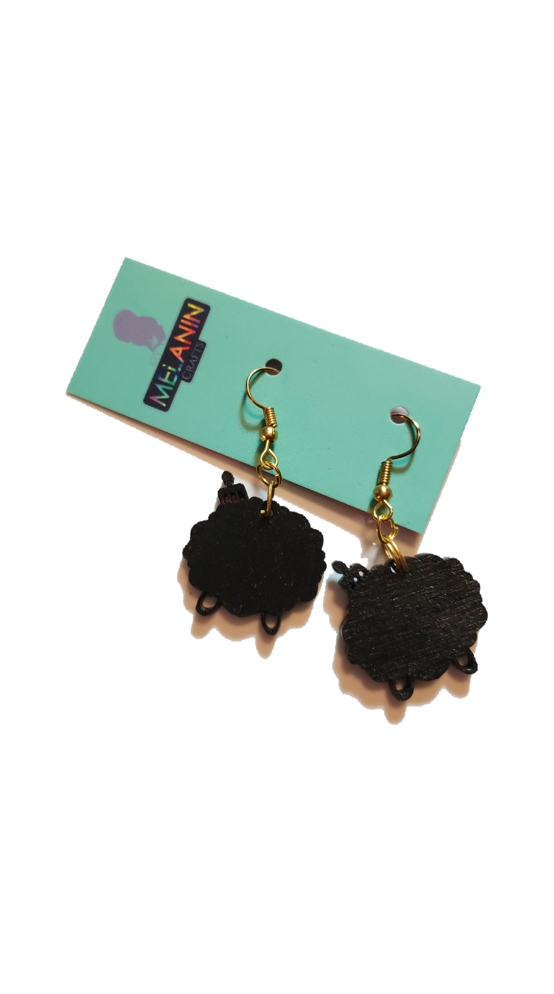 Mini Afro Woman Earrings- BULK BUY 24 PAIRS!