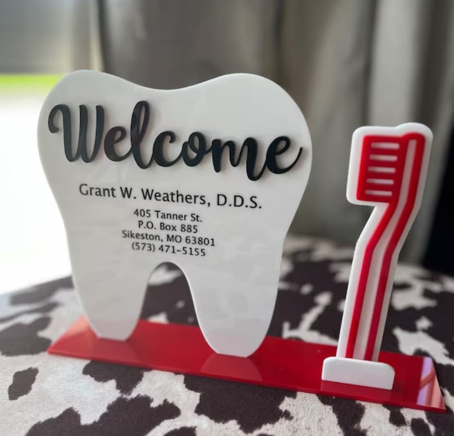 Extra Large Multi QR Customizable Social/Payment Sign!