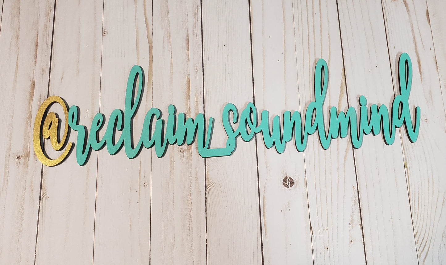 IG/FB Social Media Handle Photo Prop Sign