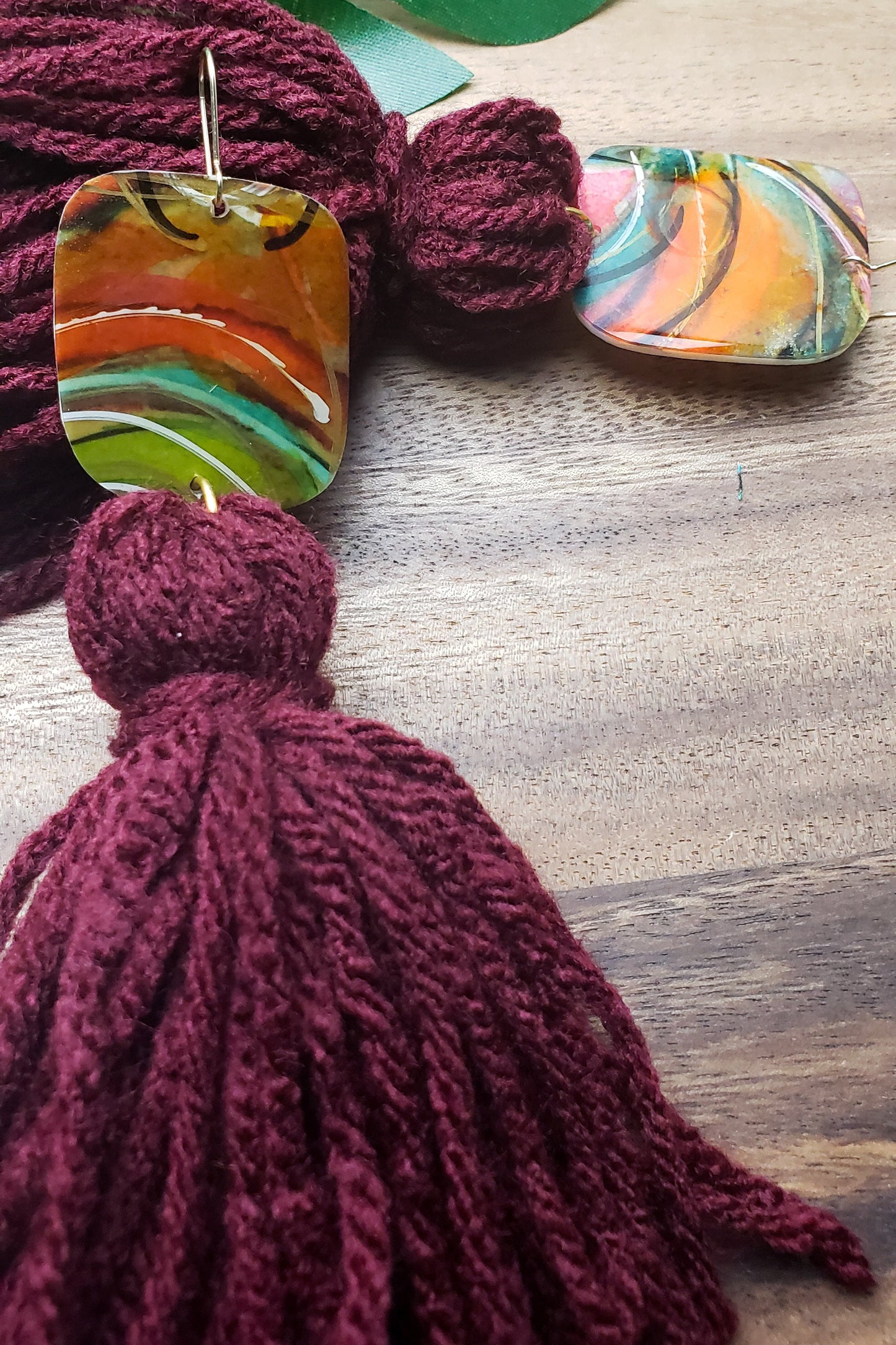 Fall Harvest- Tassel Earrings