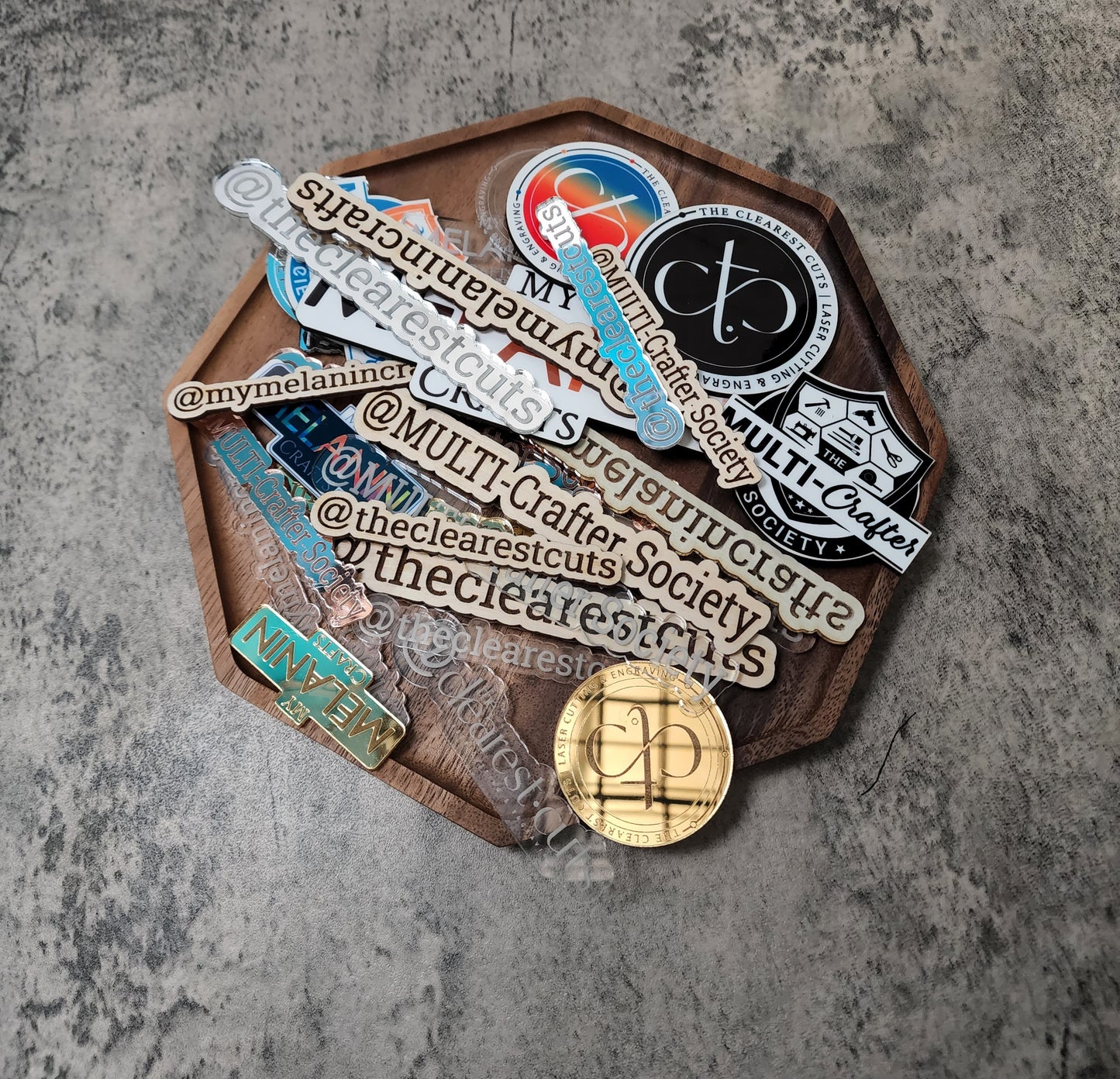 Username Physical Watermark- COMPLETELY CUSTOMIZABLE