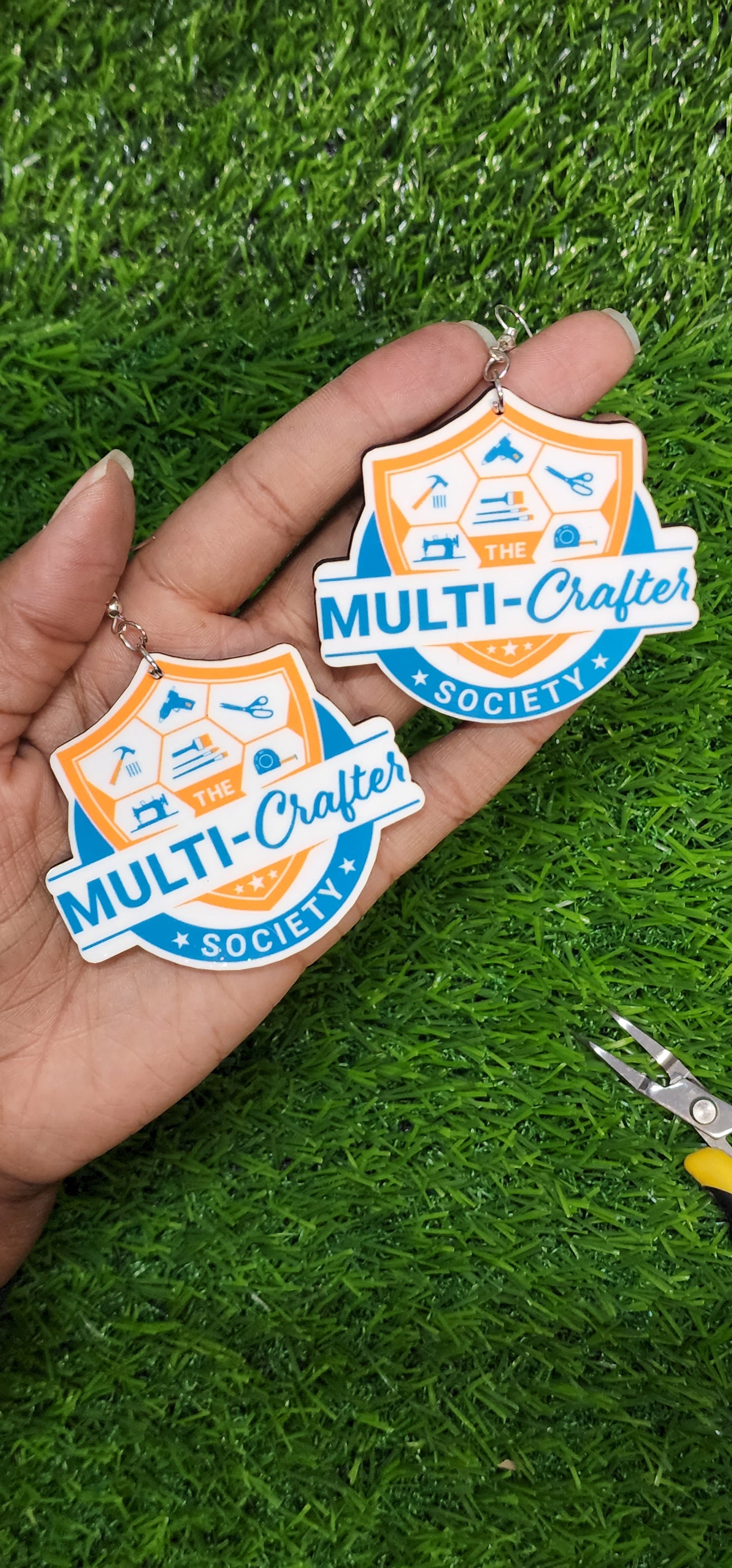 Full Color Logo/ Image Earrings