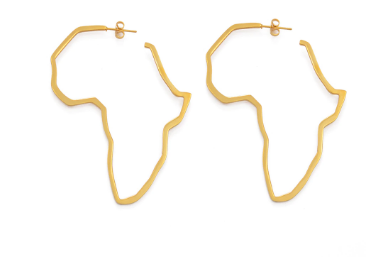 Africa Outline Earrings- (4 Color Options)- BULK BUY 45 PAIRS!