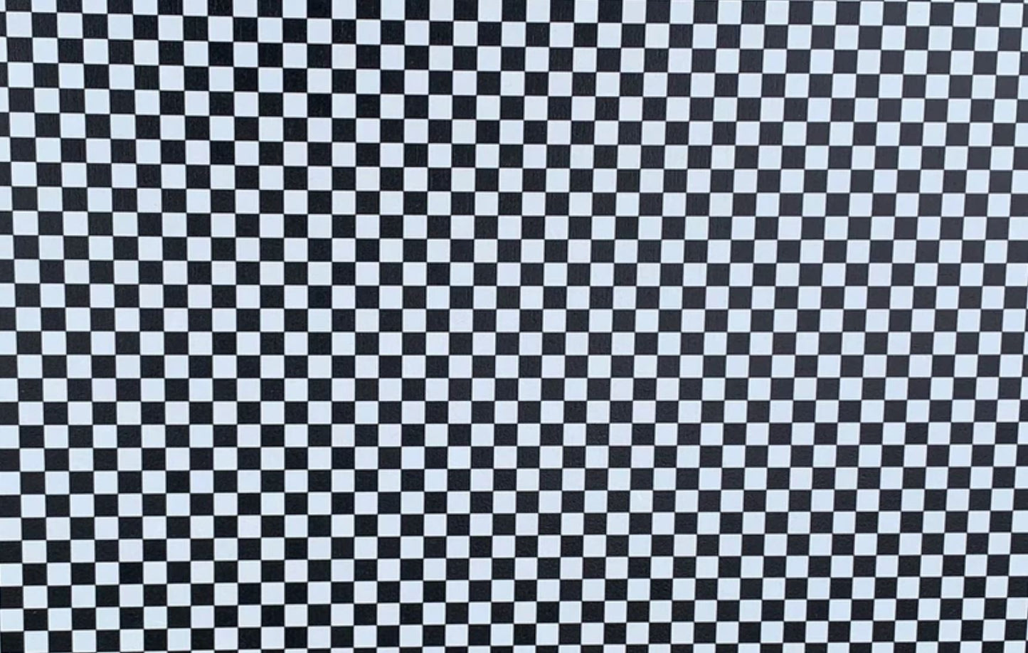 Black & White Checkboard- Printed Pattern Designs (Sets)