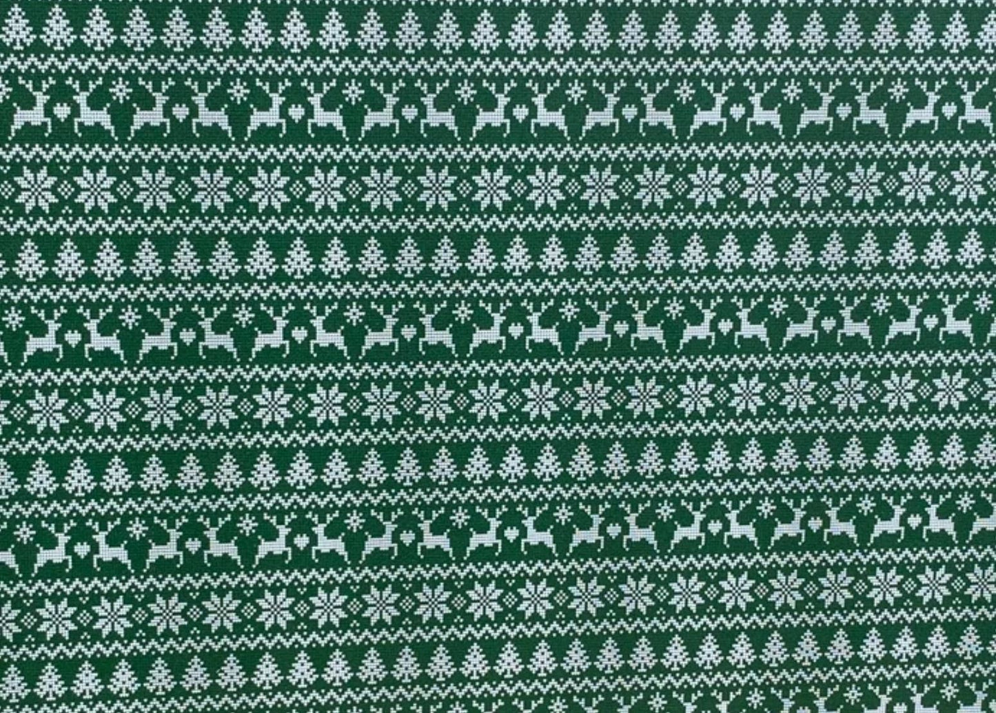 Green Xmas Sweater- Printed Pattern Designs (Sets)