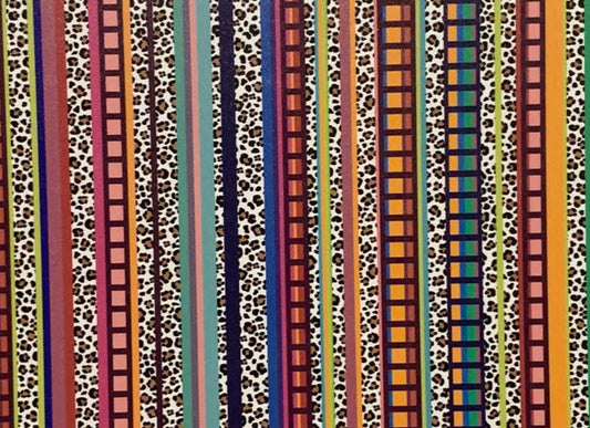 Leopard Stripes- Printed Pattern Designs (Sets)