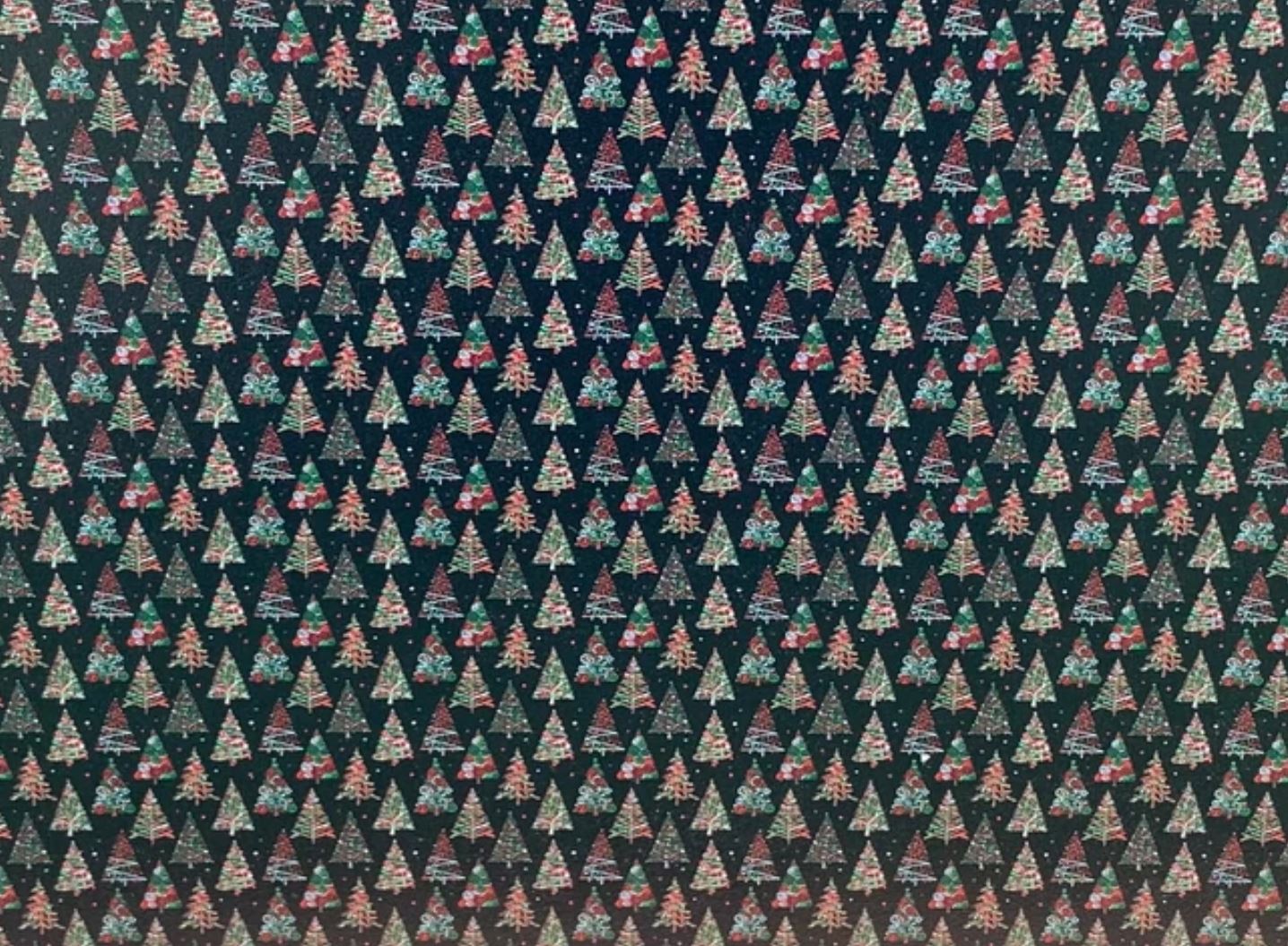Mini Christmas Trees- Printed Pattern Designs (Sets)