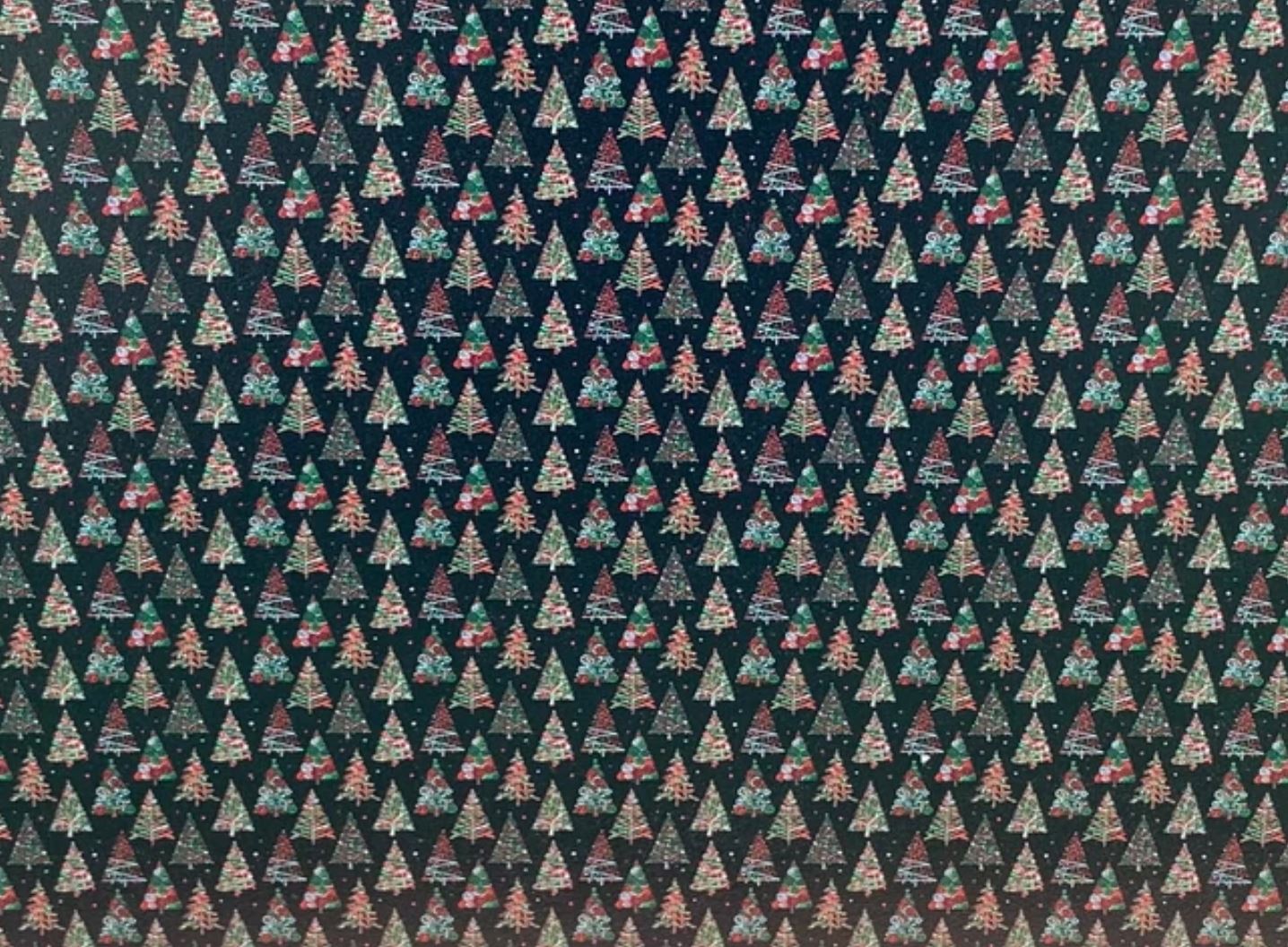 Mini Christmas Trees- Printed Pattern Designs (Sets)