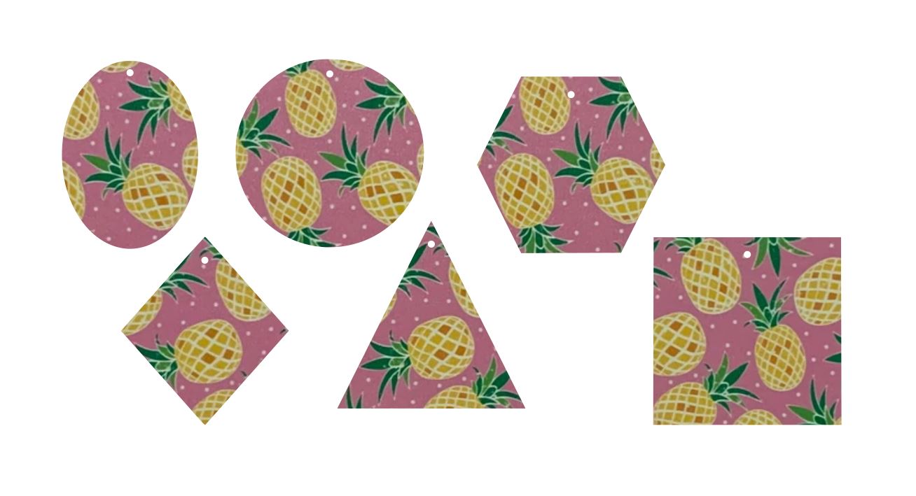 Pineapples- Printed Pattern Designs (Sets)