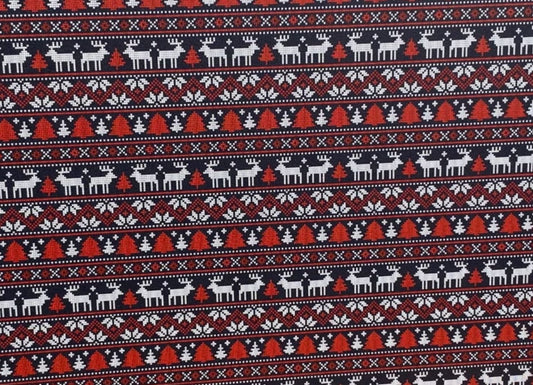 Ugly Xmas Sweater (Red, White & Blue)- Printed Pattern Designs (Sets)