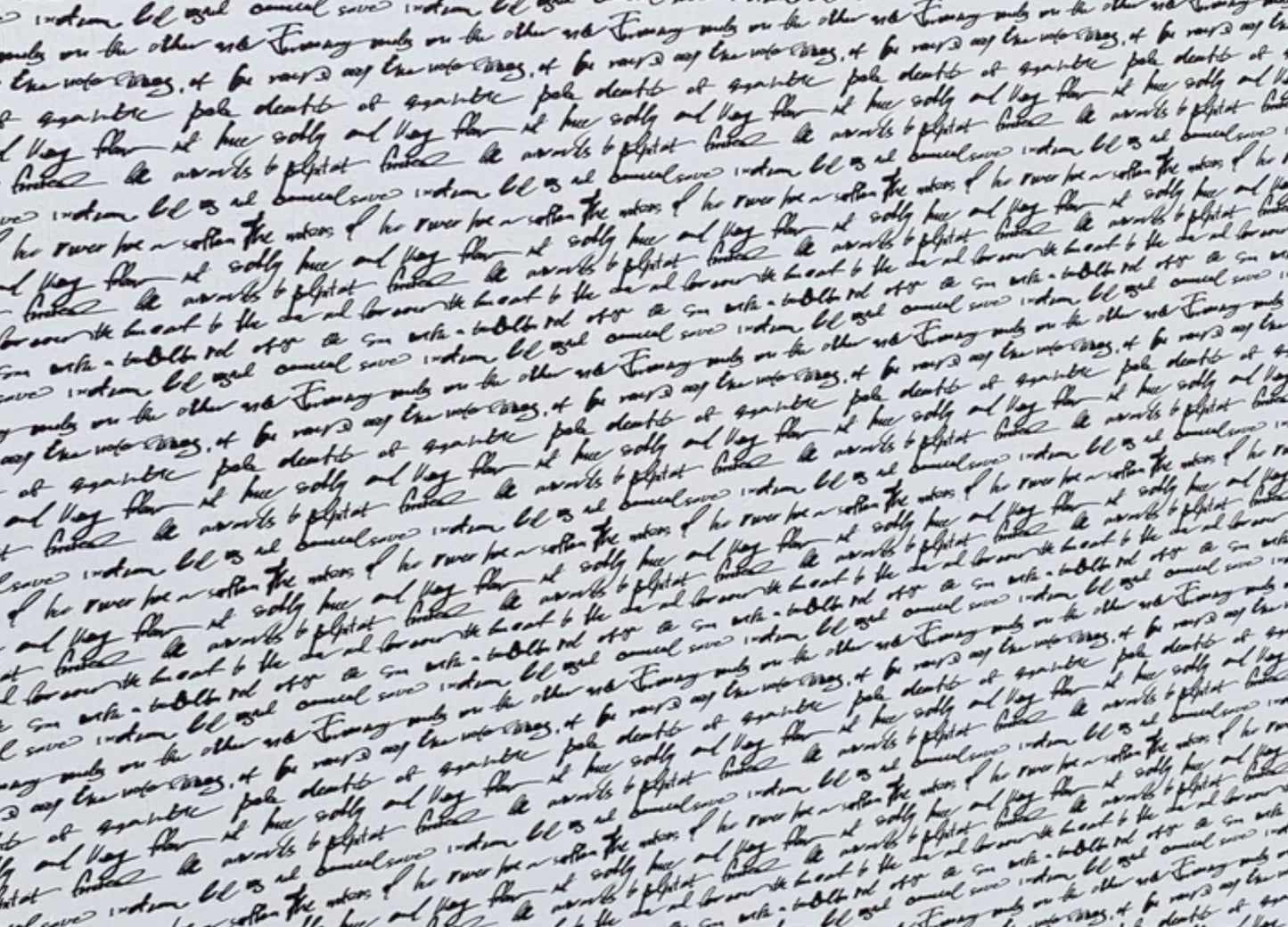 Script Font- Printed Pattern Designs (Sets)