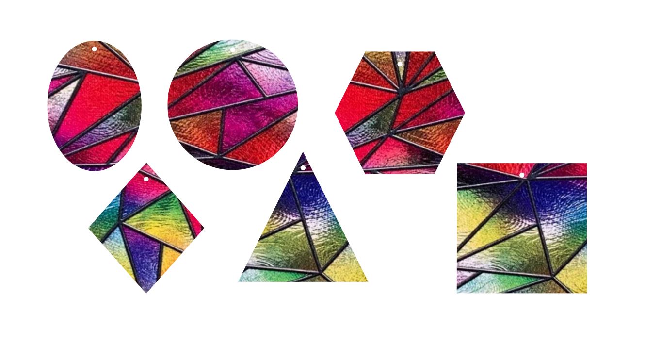 Stained Glass- Printed Pattern Designs (Sets)