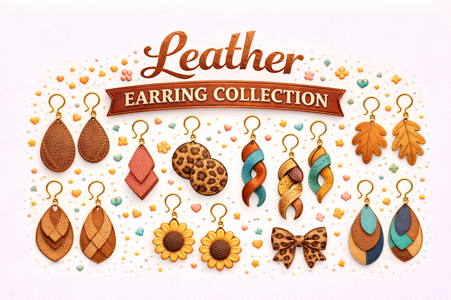 Leather Earring Collection