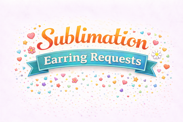 Sublimation Earring Blanks