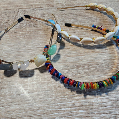 Assorted Stone Headband Bundle- BULK BUY 16 PIECES!