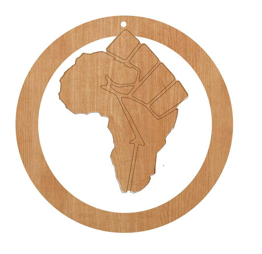 Africa Fist Hoop (outlined)