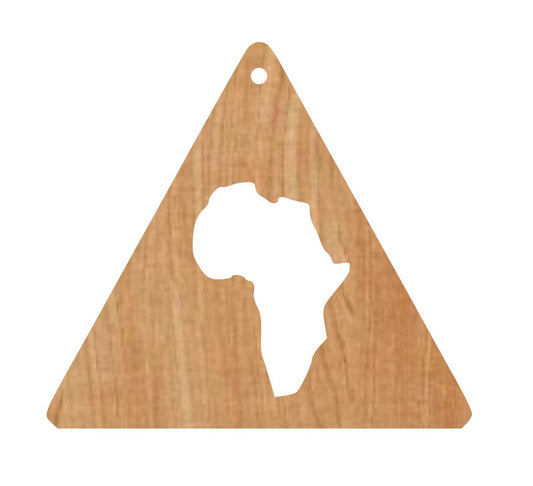 Africa Triangle Cutout