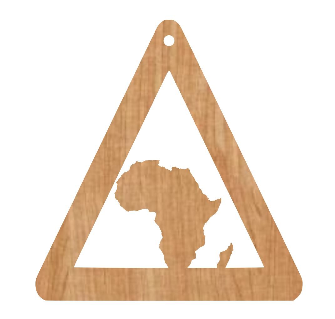 Africa Triangle Outline