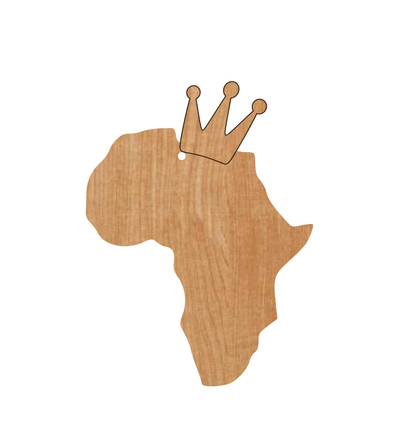 Africa Crown Outline (1, 3 & 5)
