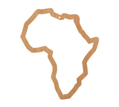 Africa Outline Thin (1, 3 & 5)