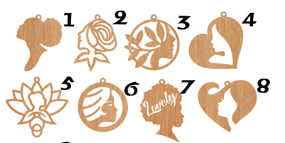 All Woman Faces (1, 3 & 5)