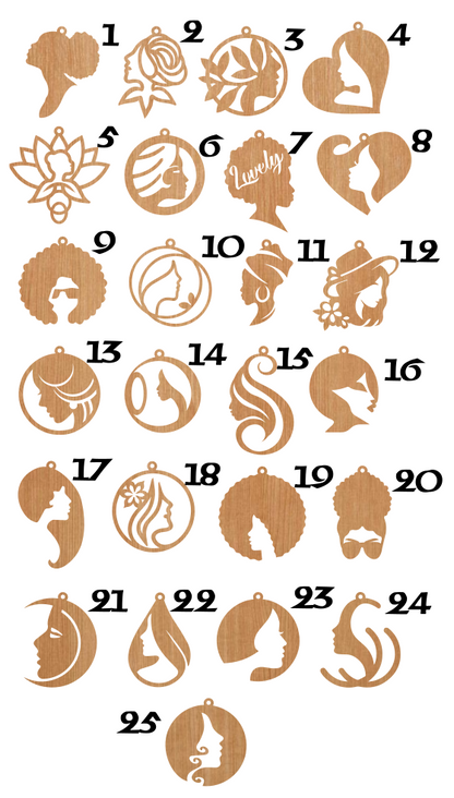 All Woman Faces (1, 3 & 5)