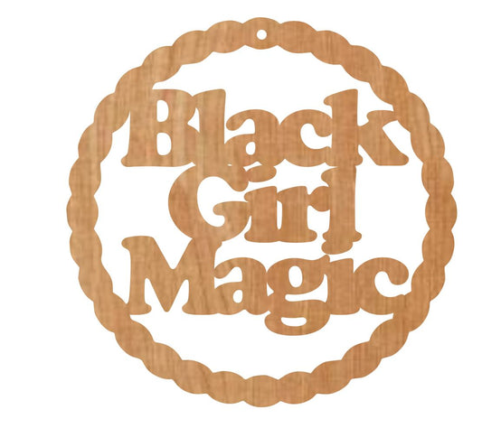 Black Girl Magic Hoop