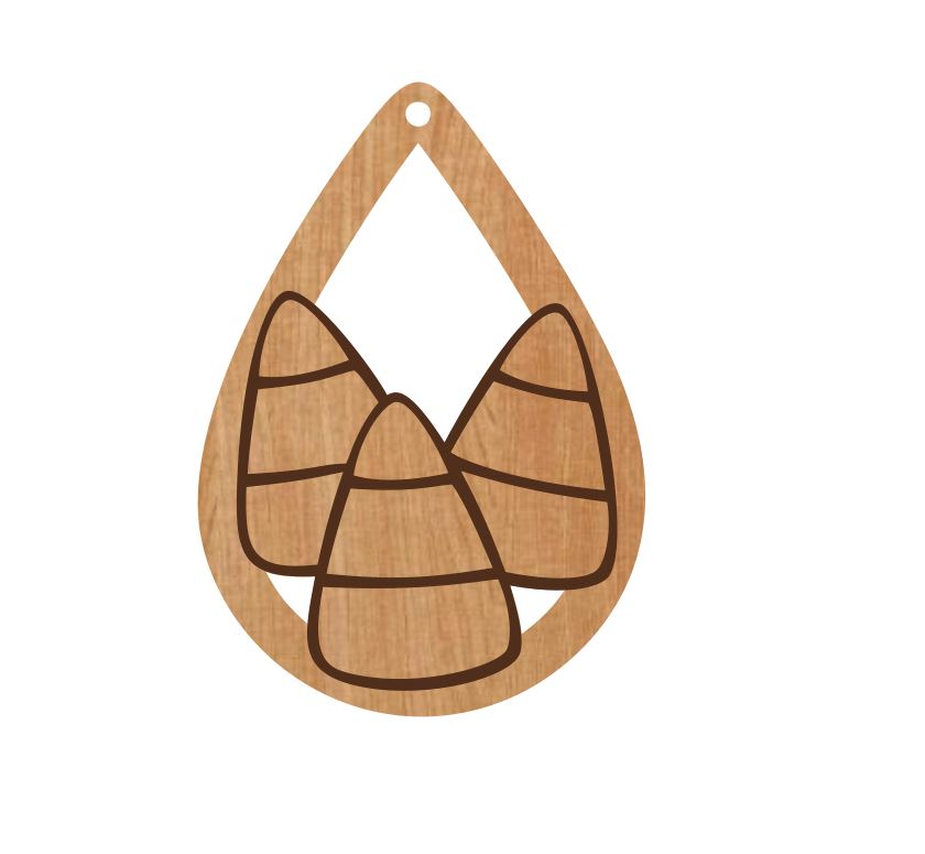Candy Corn Teardrop