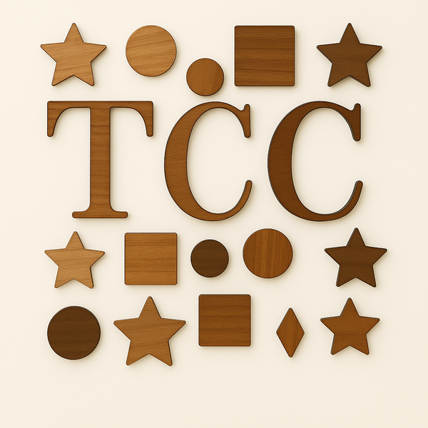 Custom Wood Effect Acrylic Earrings