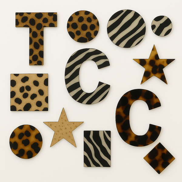 Animal Print Acrylic Earrings