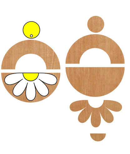 Dangle Half Daisy (1, 3 & 5)