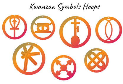 Kwanzaa Circle Hoops
