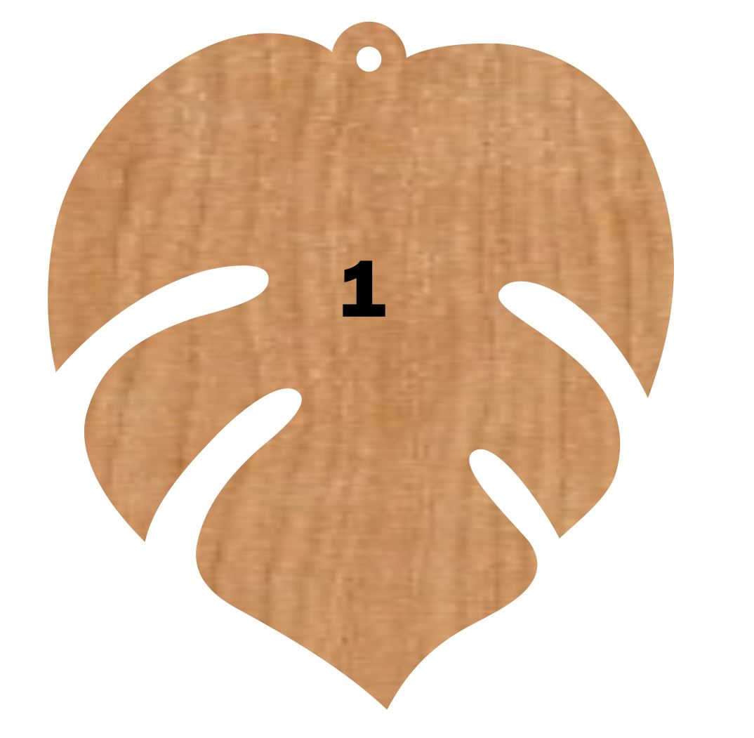 Monstera Leaf Collection (1, 3 & 5)