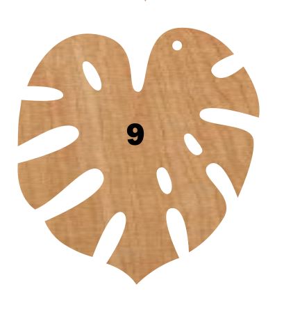 Monstera Leaf Collection (1, 3 & 5)