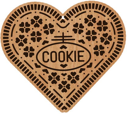 Oreo Cookie Heart