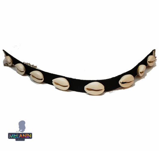 Cowrie Shell Stud Chokers- BULK BUY 2 PIECES!