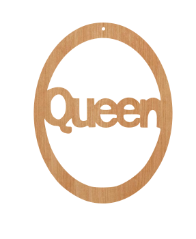 Queen Oval Hoops