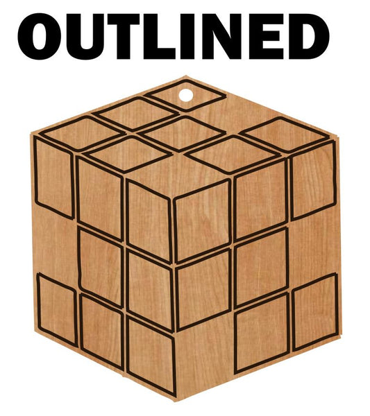 Rubics Cube (outlined)