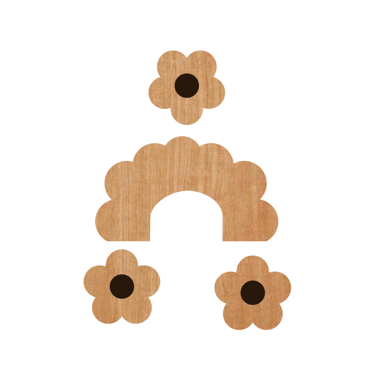 Spring Flower Dangle (1, 3 & 5)