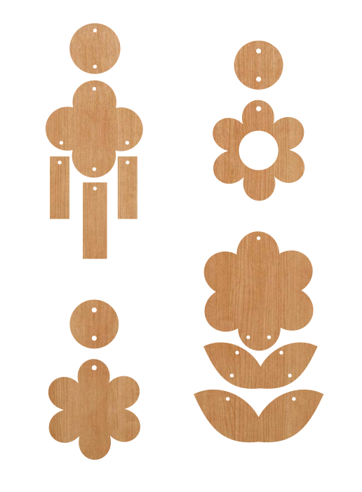 Spring Flowers (1, 3 & 5)