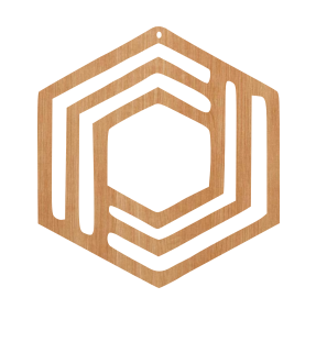 Striped Hexagon (1, 3 & 5)