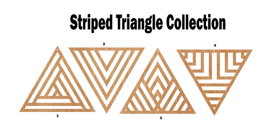 Striped Triangle Collection (1, 3 & 5)
