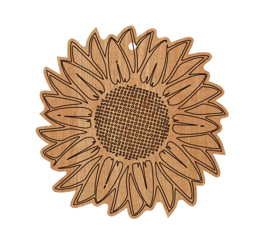 Sunflower (outlined)
