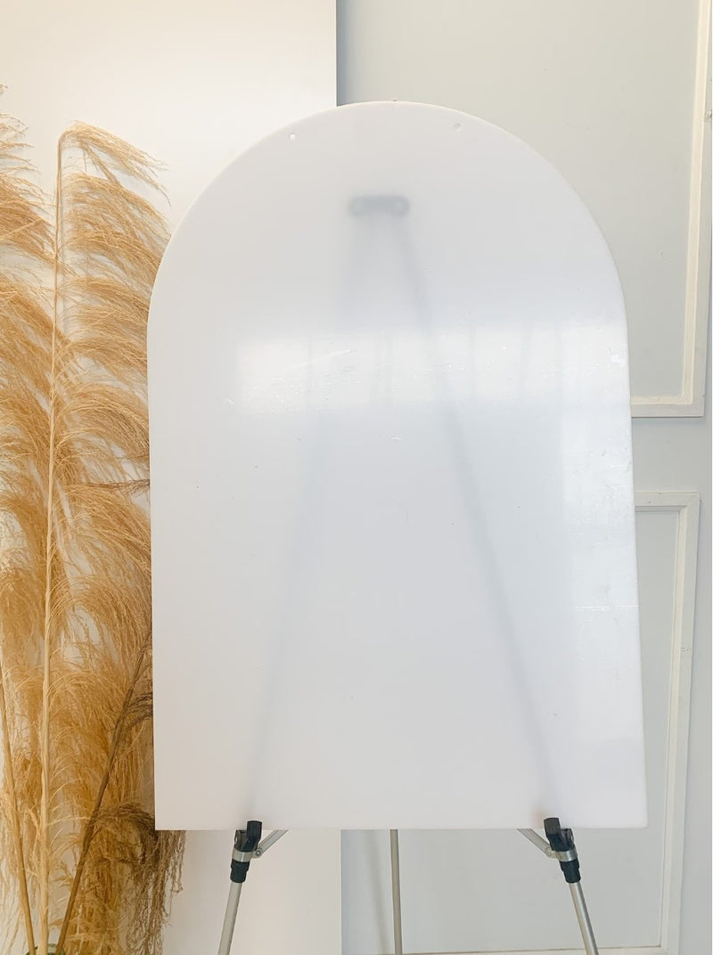 Arch Acrylic Wedding Sign With 3D Acrylic Names