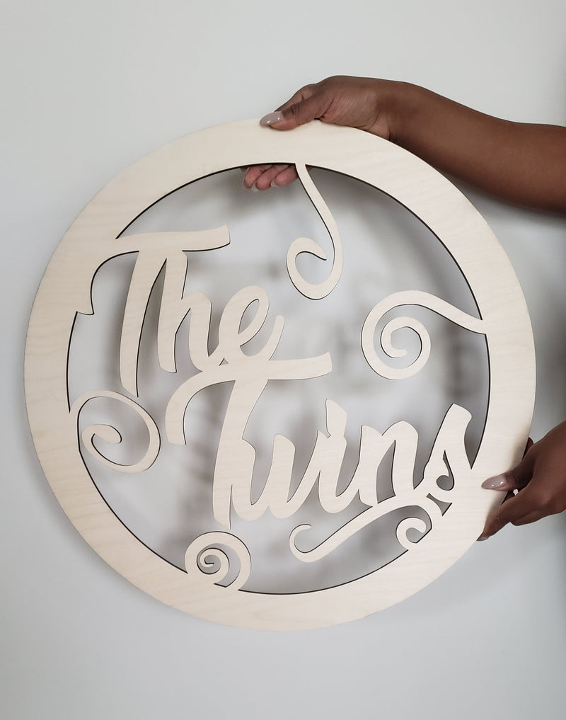 1 Layer Unfinished Wood Cutout Sign